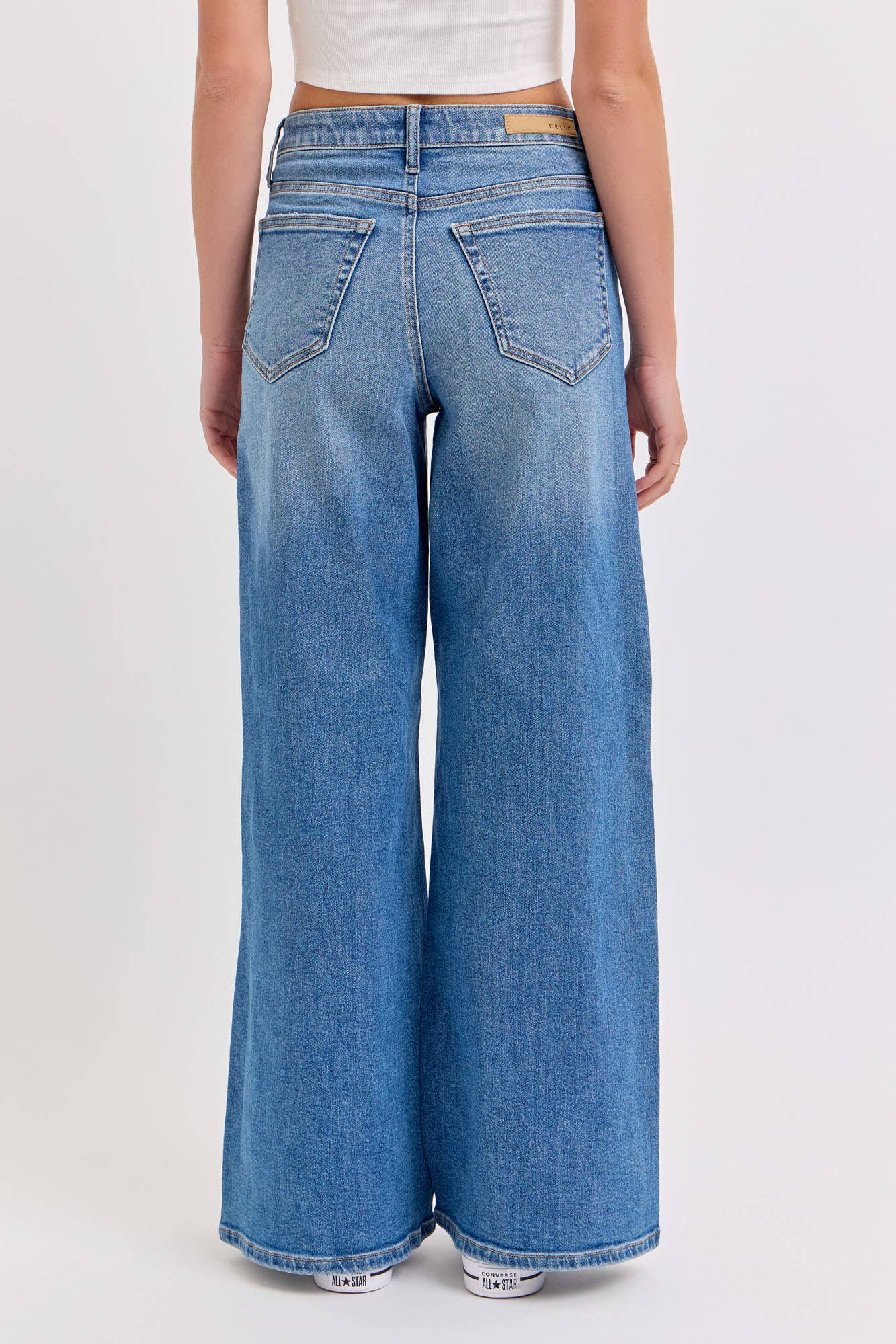 High Rise Wide Leg Jean