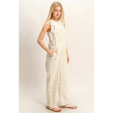 Floral Patterned Overalls