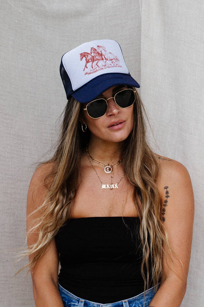 Wild Horses Trucker Hat