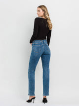 High Rise Straight Jeans- Illuminate