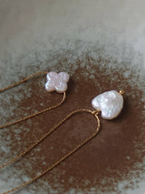 18K Gold Non-Tarnish Freshwater Pearl Necklace