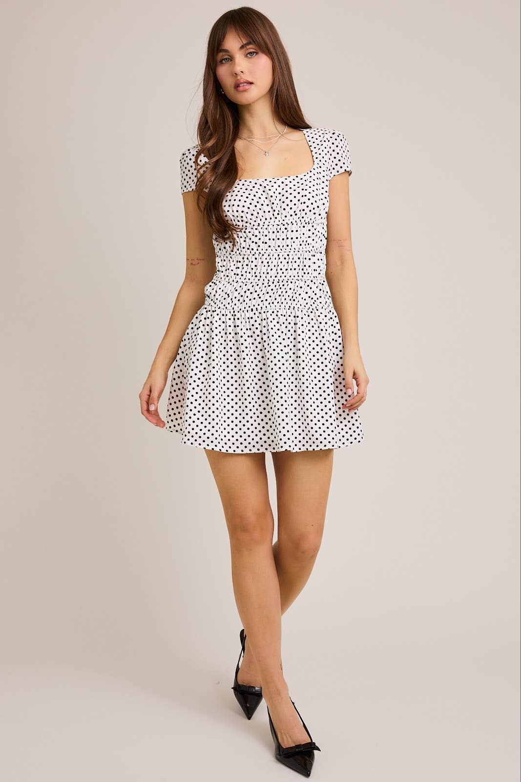 Janie Polkadot Dress