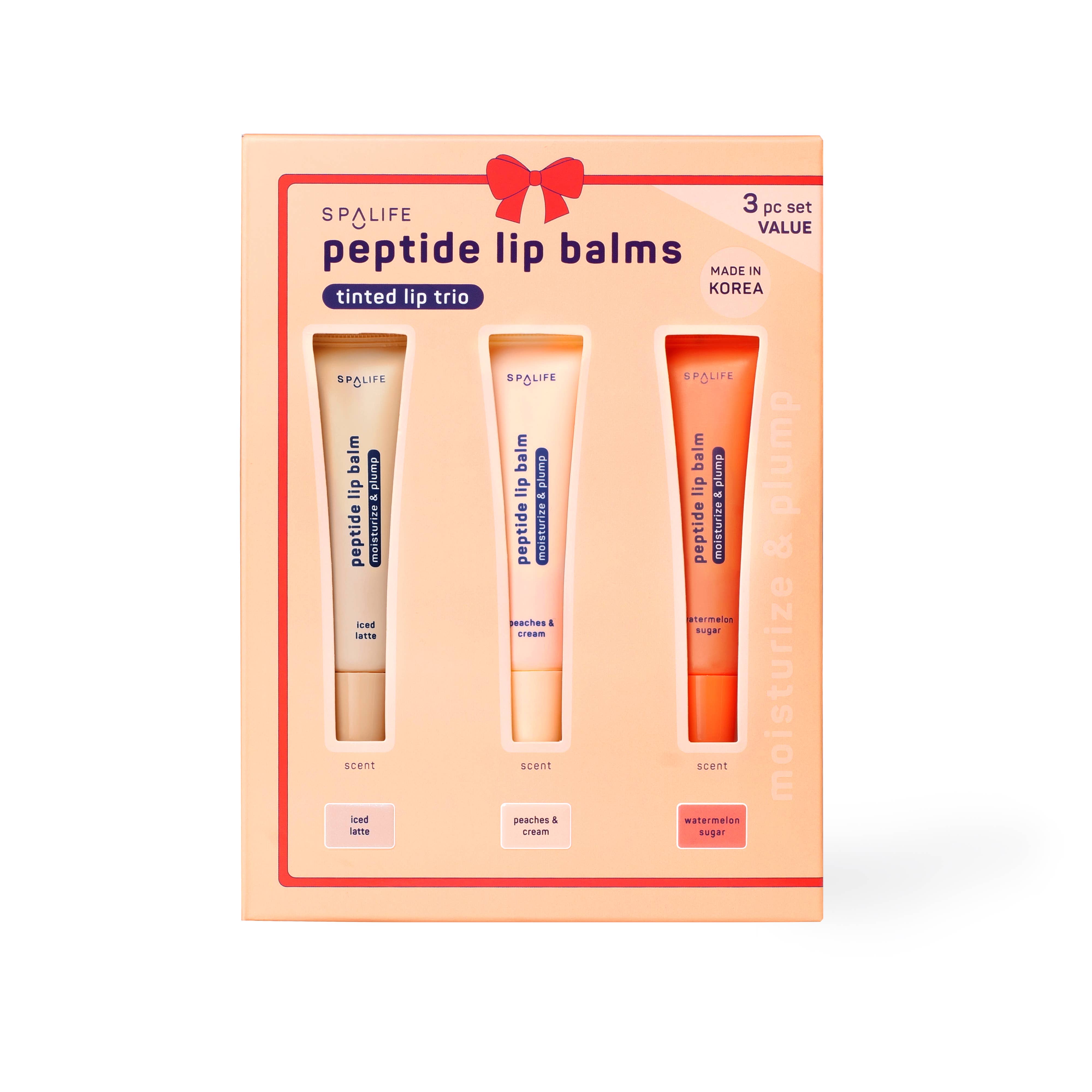Christmas Holiday Peptide Lip Balms Gift Set Trio